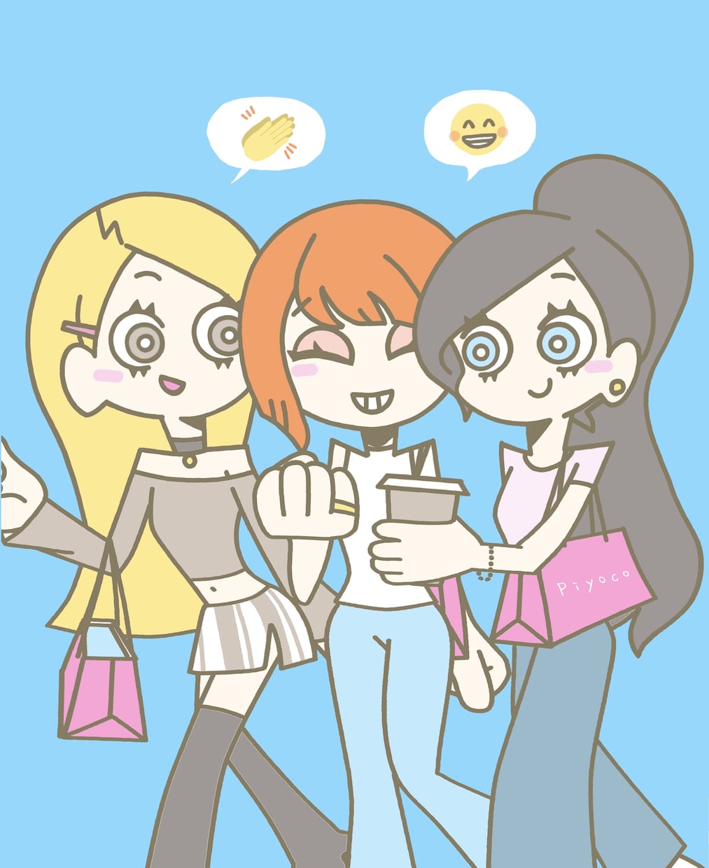 POPでキュートなイラストお描きします カワイイ女の子ならおまかせ！カートゥーン風☆商用利用可 イメージ1