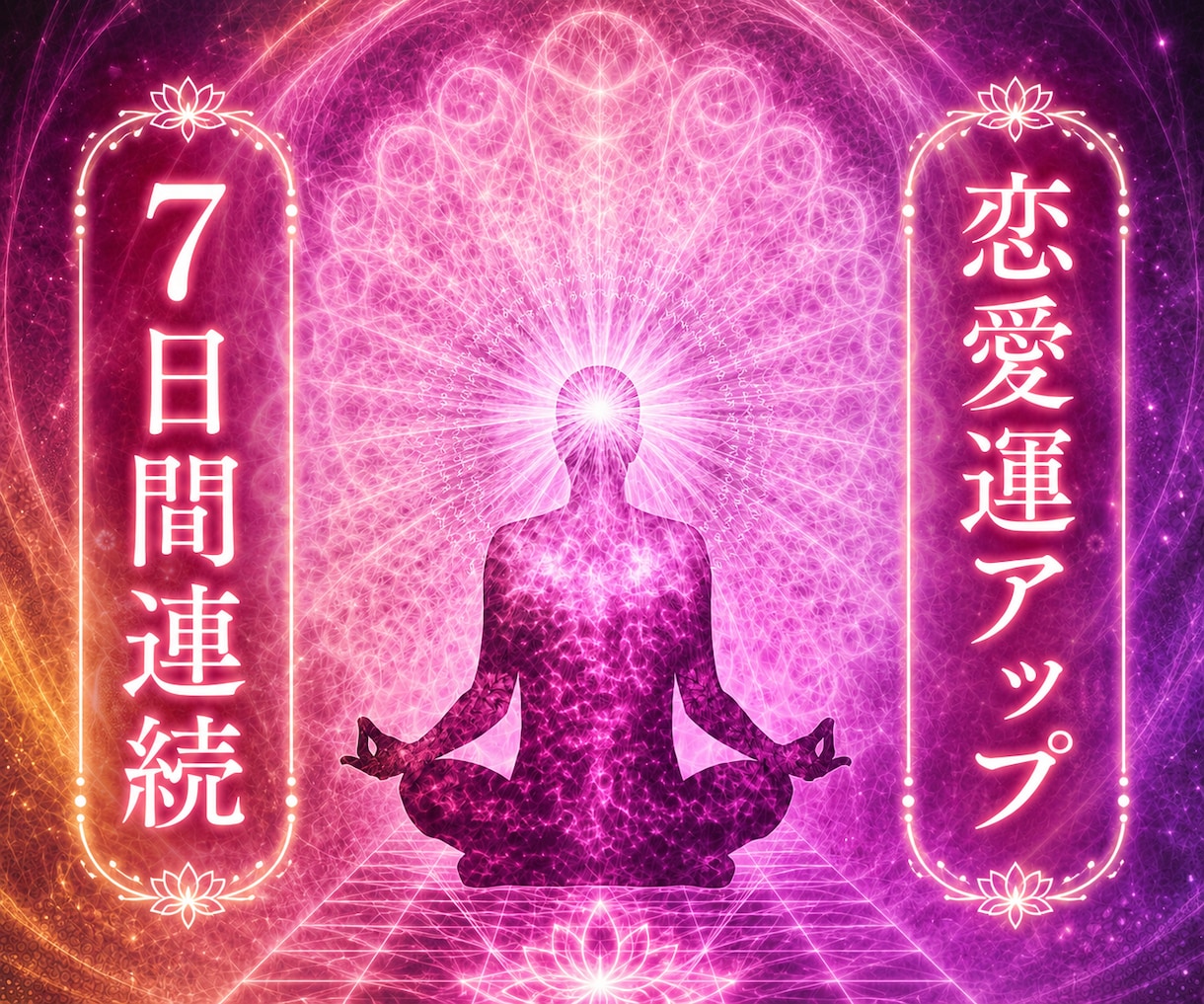 恋愛運UP↑魂のご縁結びで相思相愛にします 7日連続！＊恋愛運爆上がりで相思相愛＊恋愛成就のお手伝い イメージ1