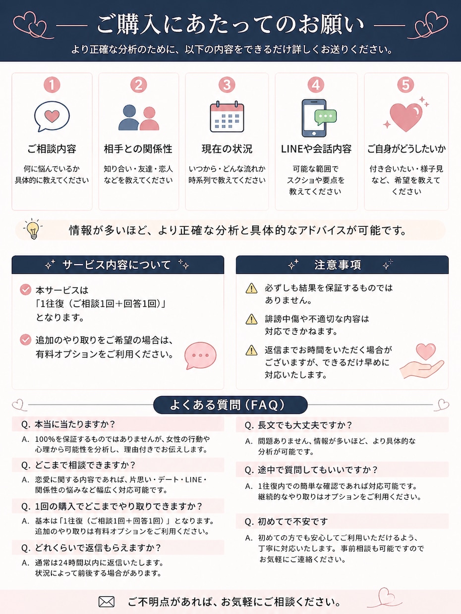 そのLINE、脈ありか男目線で判断します 「男目線で本音を正直にお伝えします」 イメージ1