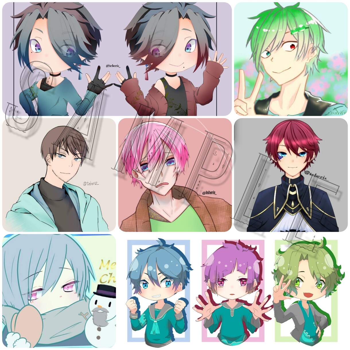 あなただけのアイコンをお描きします 自分だけのかわいい！かっこいい！イラストいかがでしょうか？ イメージ2