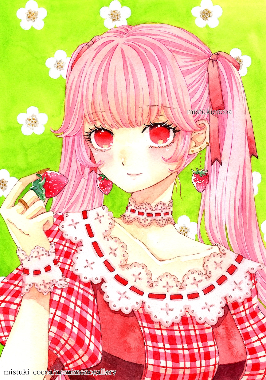 水彩イラストでのキャラクターイラスト描きます あなたの素敵なキャラクターを水彩イラストで表現します イメージ9