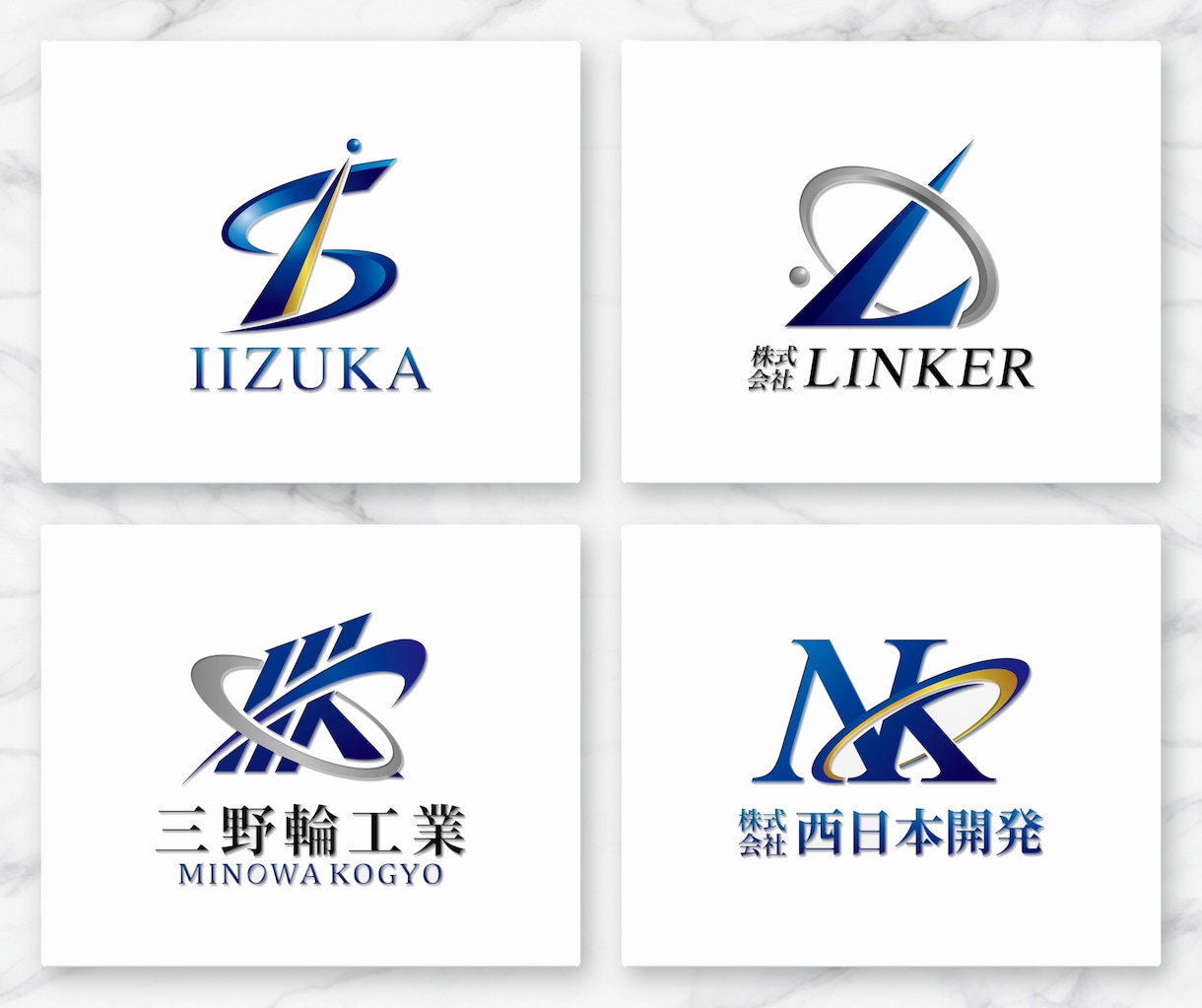 躍動感あるスタイリッシュな会社ロゴを作成します ★初心者歓迎 / 修正無制限 / 商用利用・著作権譲渡込み★ イメージ3