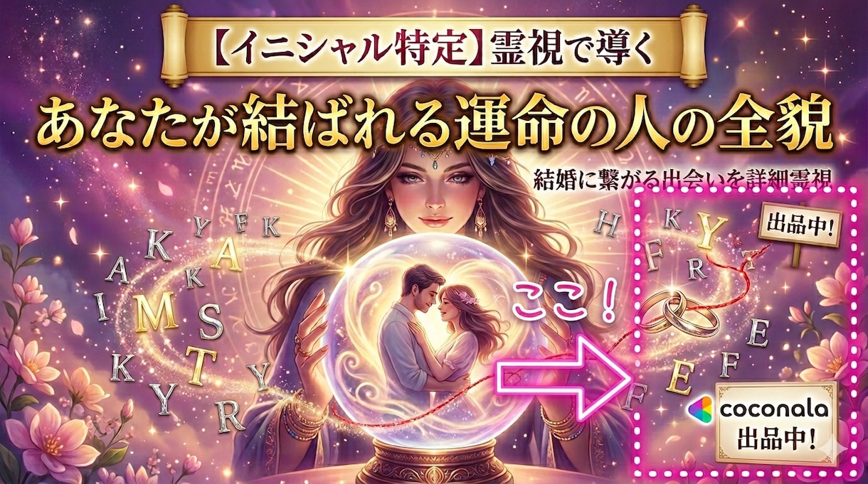 霊視で導くあなたが結ばれる運命の人の全貌伝えます 先の見えない恋愛や将来への不安、一人で抱え込んでいませんか？ イメージ1