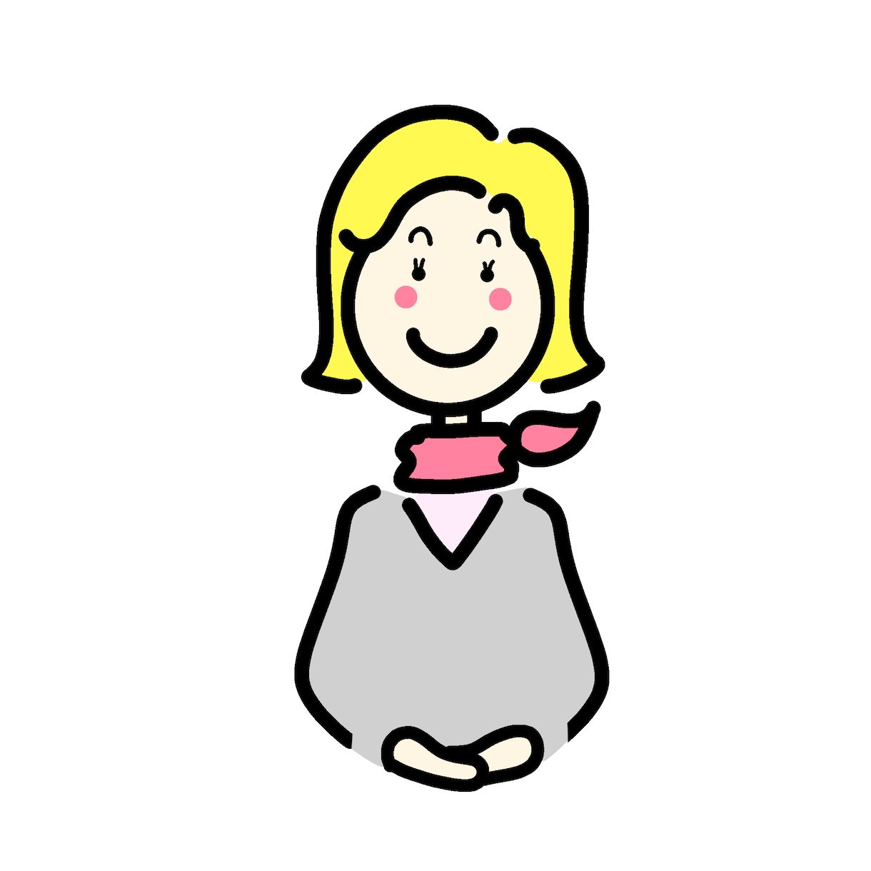 シンプルかわいいイラスト作成します アイキャッチの良いイラストでHPやブログ制作にどうぞ イメージ4