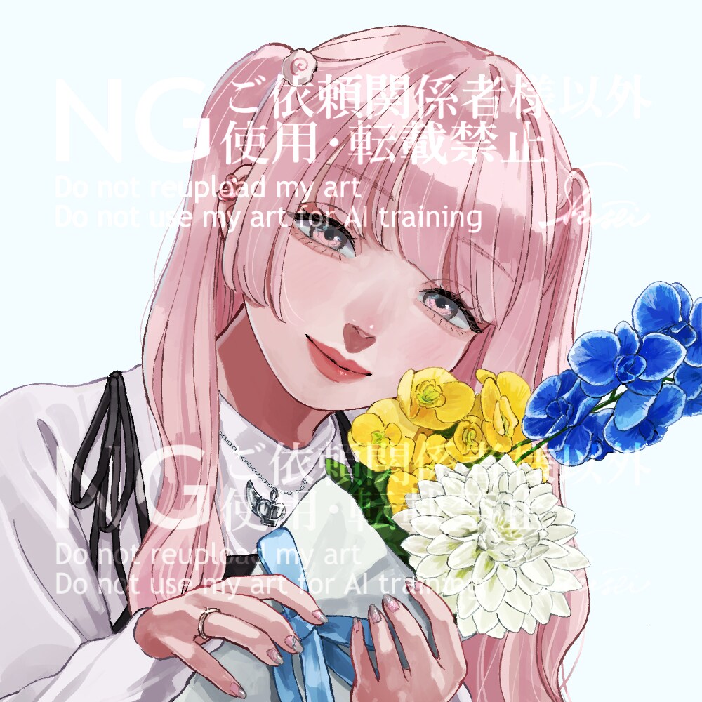 綺麗なお顔のアイコンを描きます SNSアイコン、LINEアイコンなどが欲しい方は是非! イメージ7