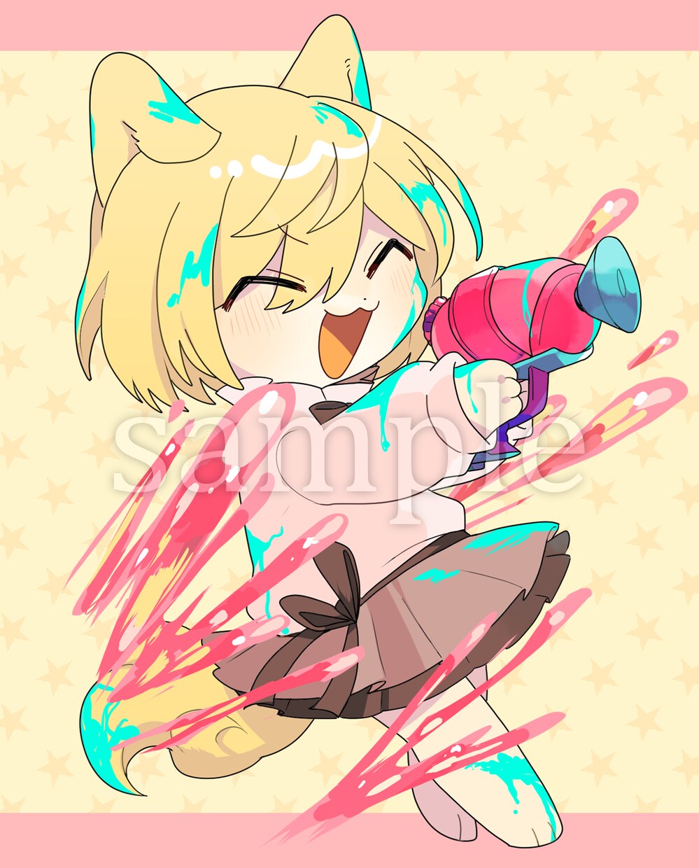 ちびキャラなどの立ち絵を描きます 表情豊かでかわいらしいキャラをお届けします！ イメージ4