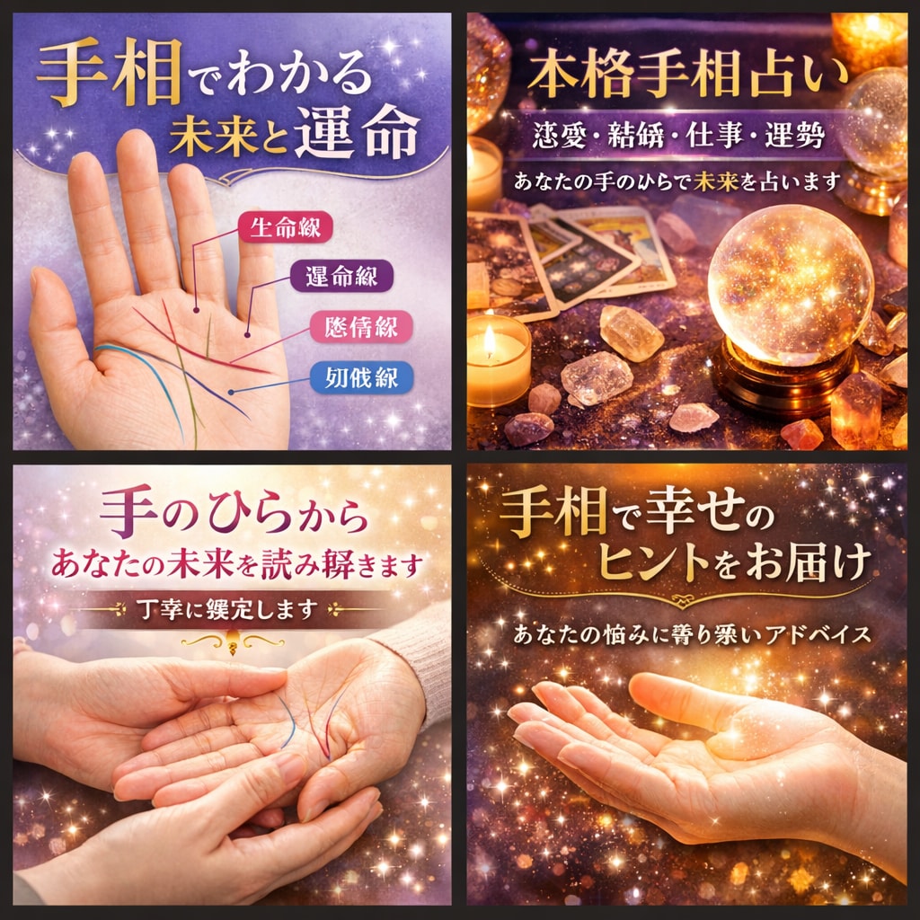 AI精密解析と心に寄り添う手相鑑定をします AI解析と2千字の丁寧な鑑定書を届けます イメージ1