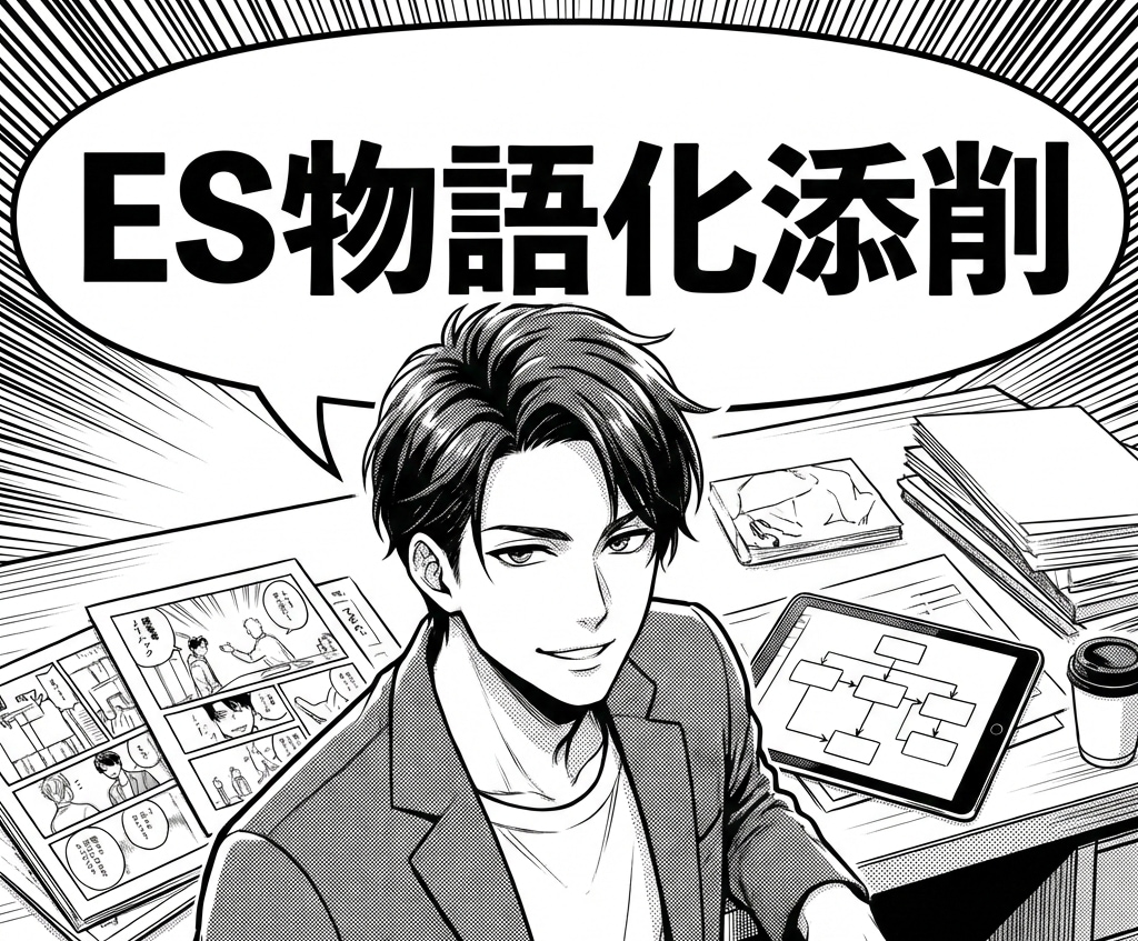 300倍の倍率を突破した編集者がESガチ添削します あなたの読まれないESを人事が飛びつく「物語」へ編集します イメージ1
