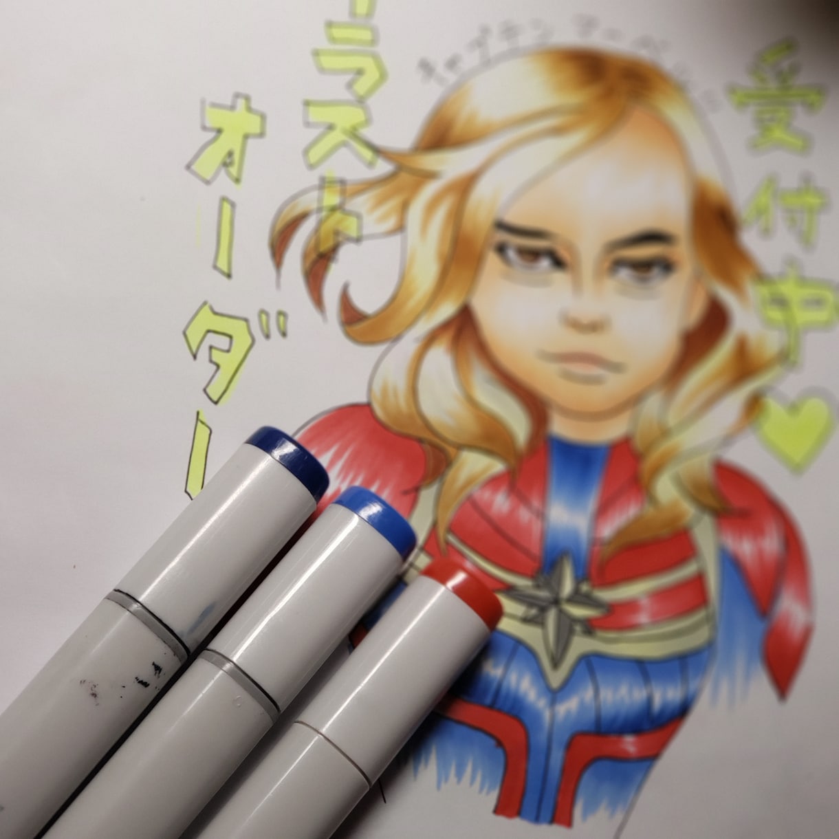 グラデーションが特徴的なポップな似顔絵描きます お誕生日や結婚式など大切な人の記念日を特別なものにする1枚を イメージ2