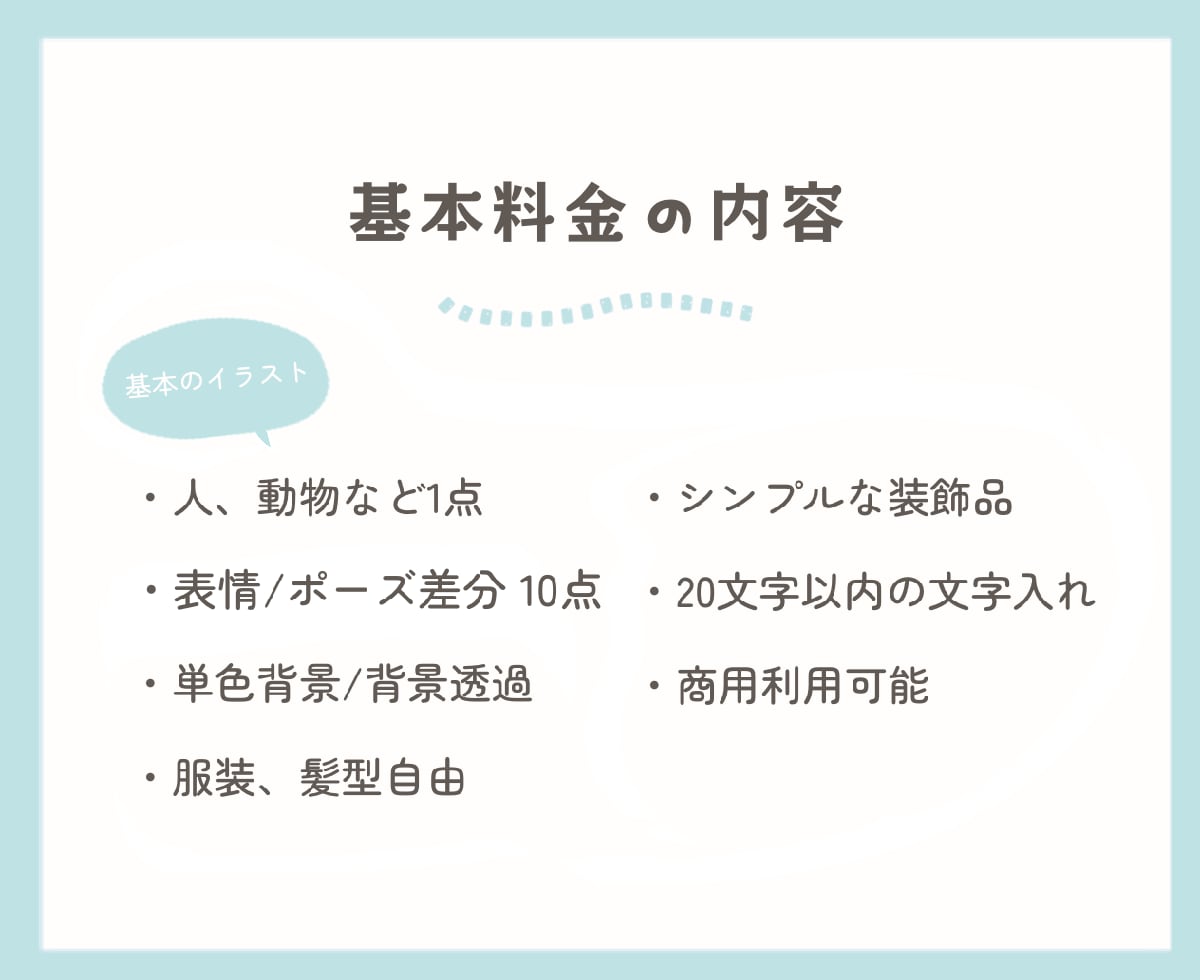 選べる表情・ポーズ10点セット！アイコン描きます 商用利用OK！ブログの挿絵、社用アイコン、SNSアイコンなど イメージ2