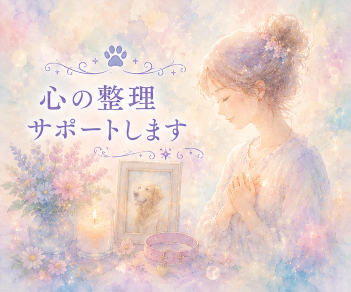 ペットロスサポート☆心にそっと寄り添います 想いも後悔も受け止め優しく心を整えます イメージ4