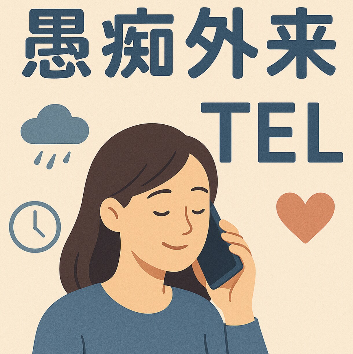 電話で開診。あなたの「愚痴外来」になります あなたのモヤモヤ、"話す"だけでOKです!! イメージ1