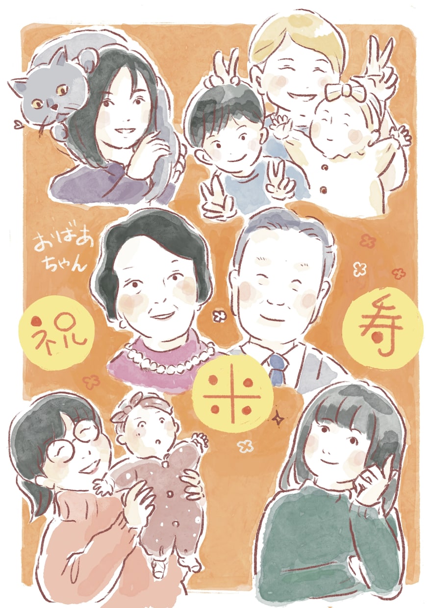 商用OK!大切な人に!ふんわり可愛い似顔絵描きます 大切なご家族・ご友人のイラスト描きます!ギフトや記念日に! イメージ2