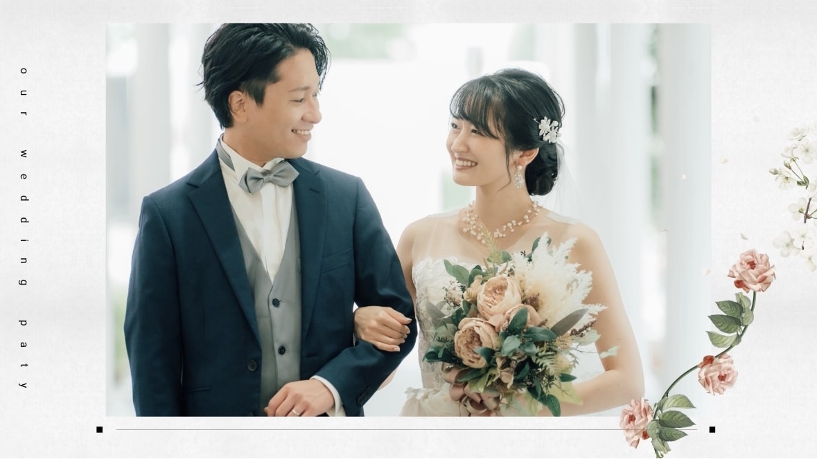 先着1名！ホテル婚映えオープニングムービー作ります 上品で大人可愛い！プロが作る洗練された動画【最短7日◎】 イメージ1