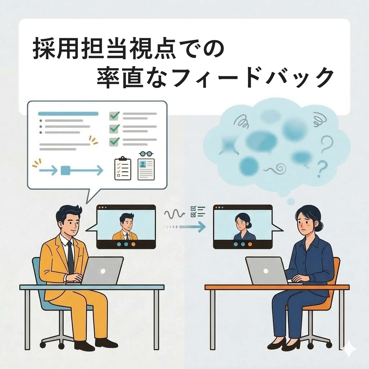 現役人事の模擬面接｜話し方の地雷を率直に指摘します 内容はあるのに、“話し方・構造”で損しているあなたへ イメージ3
