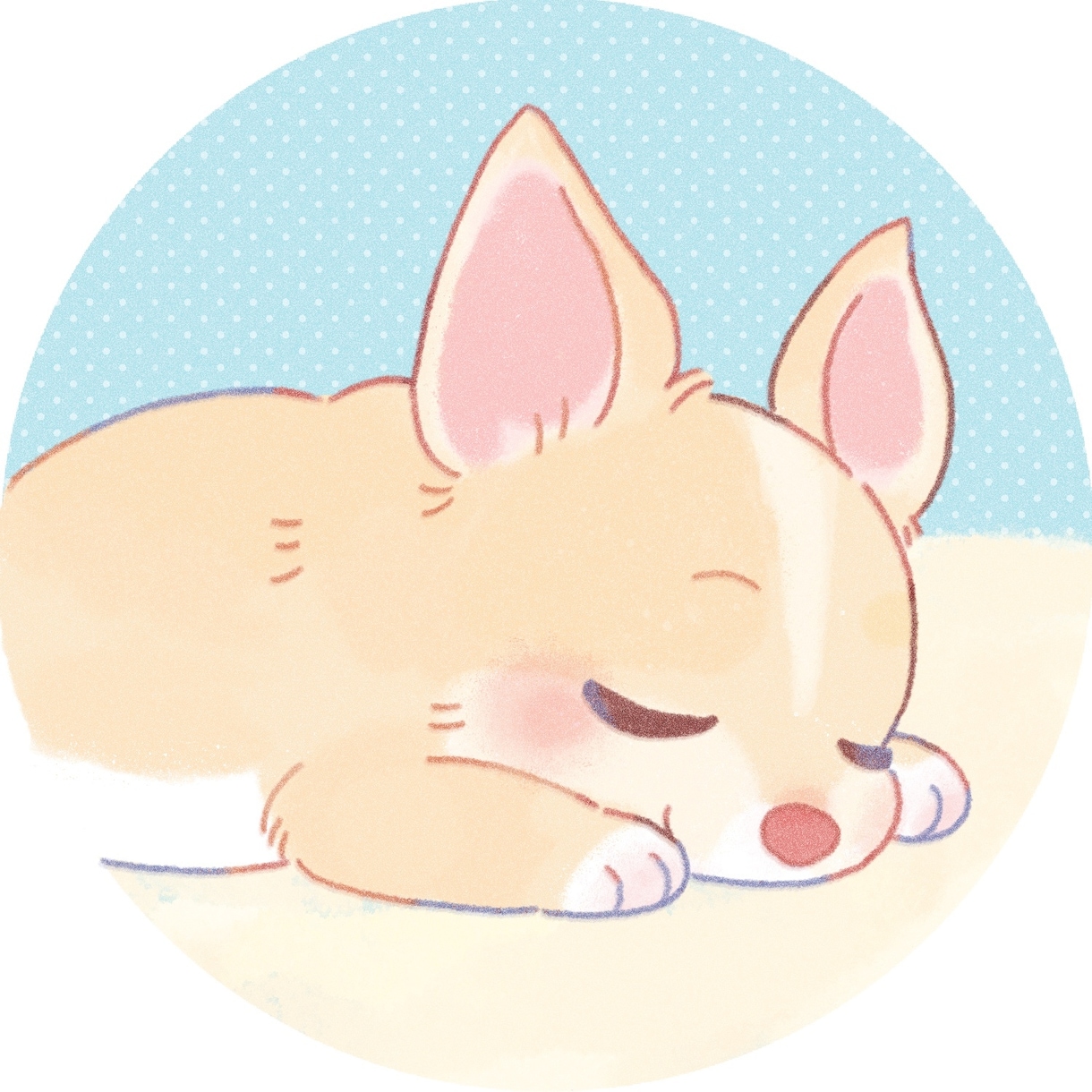 うちの子をやさしいアイコンにします 大切なペットをやさしくかわいく描きます♪ イメージ1