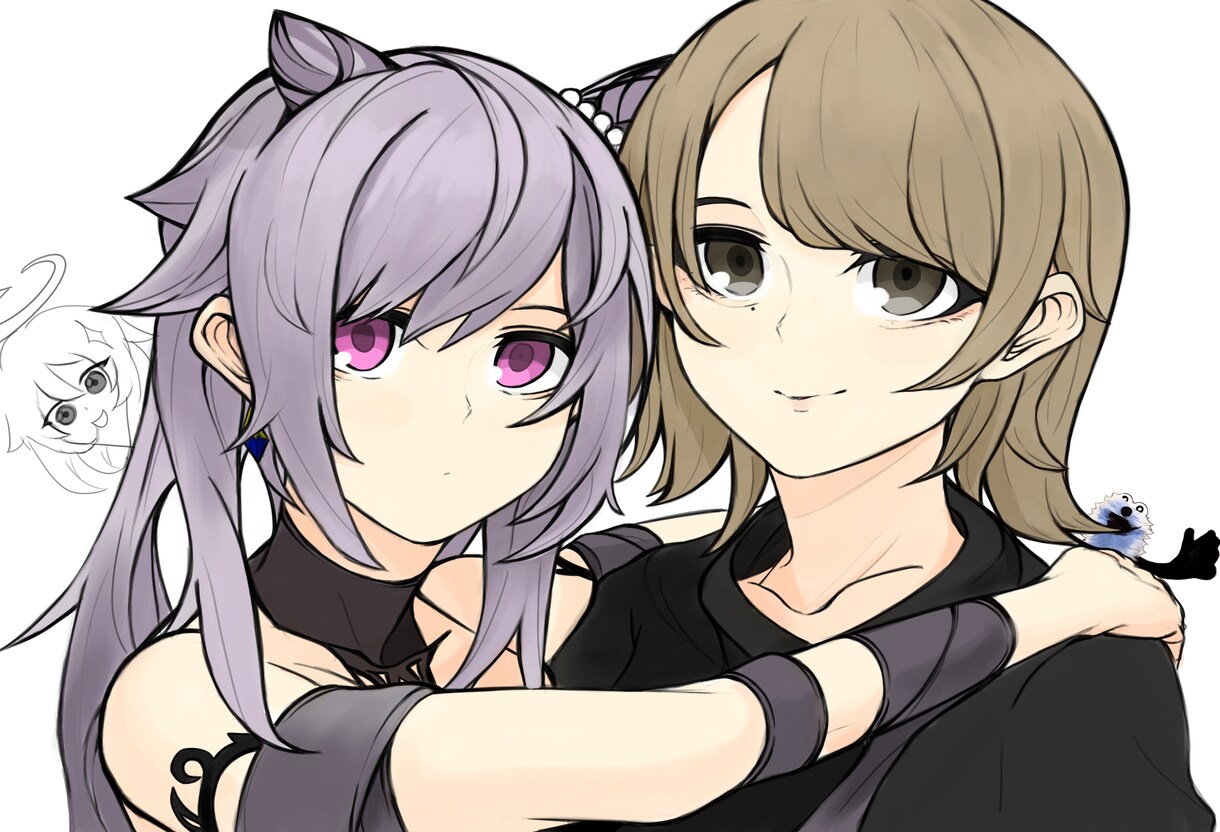 Youtubeサムネ/アイコンなどイラスト描きます ラフ1枚は無料で付けます！駆け出しのクリエイターも是非！ イメージ3