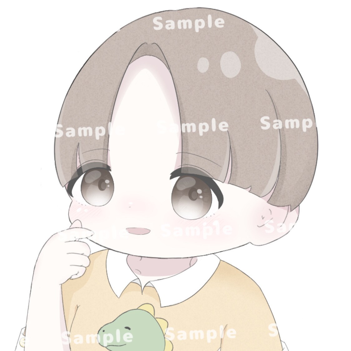 SNS等のアイコン、イラストを描きます 男女共に使いやすく可愛いイラスト イメージ4