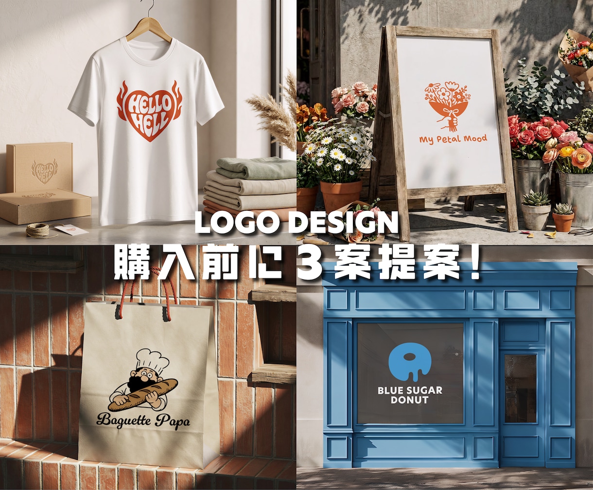 購入前に3案提案！洗練×ポップなロゴを作成します 修正無制限｜商用利用・著作権譲渡OK｜最短3日納品 イメージ1