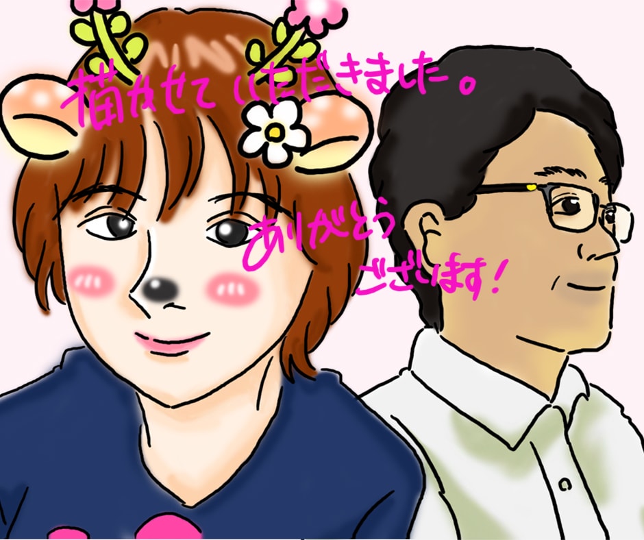 おしゃれ！あなたの写真をそのままイラストにします 似顔絵 制作。SNSアイコンや名刺、プレゼントも！ イメージ9