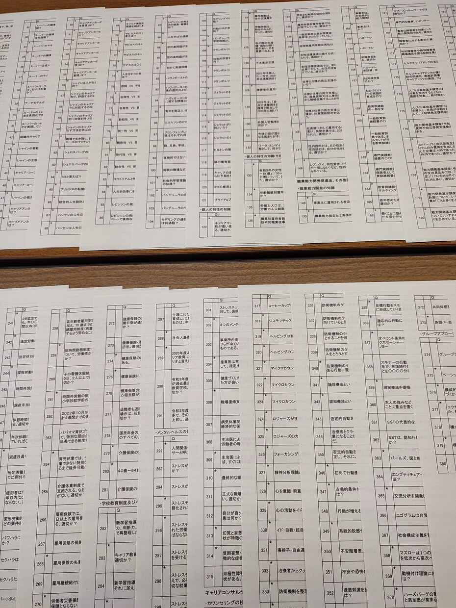キャリコン学科～あなただけの一問一答作成します 学科で８割を目指す！苦手範囲の基礎知識を満遍なく確認！ イメージ2