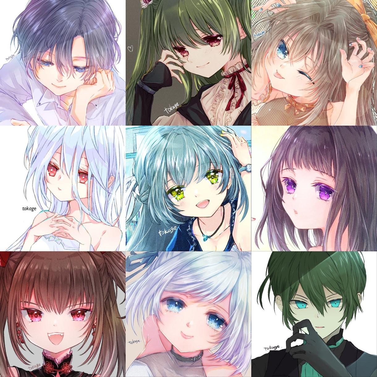 SNS用アイコン描きます オリキャラ・似顔絵・デフォルメ可。まずはご相談ください！ イメージ2