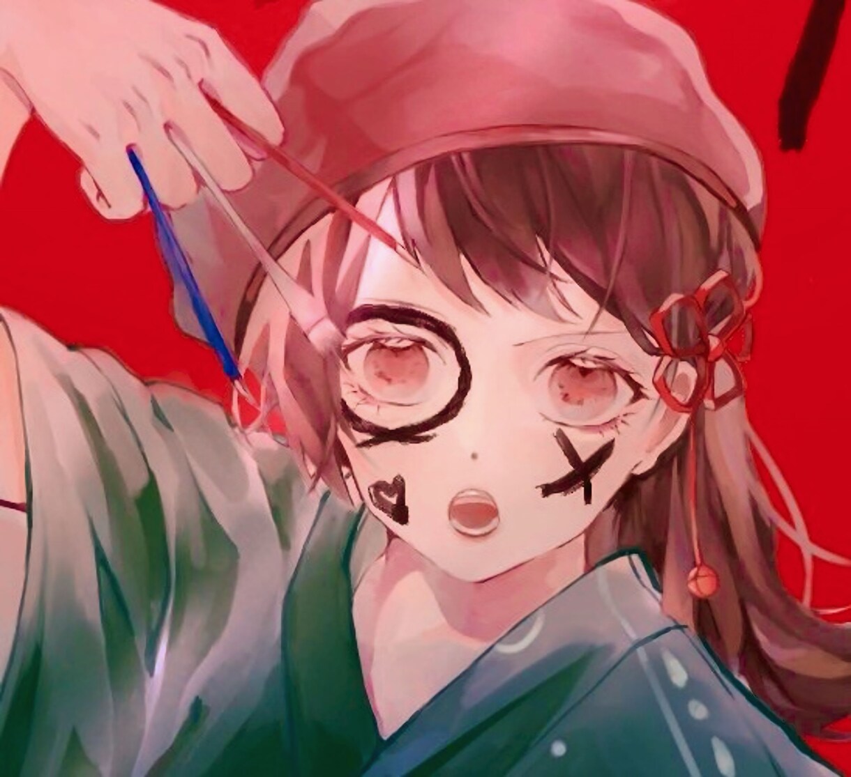 あなたのオリジナルキャラを描きます かわいい・アニメ風な立ち絵、サムネイルイラスト イメージ1