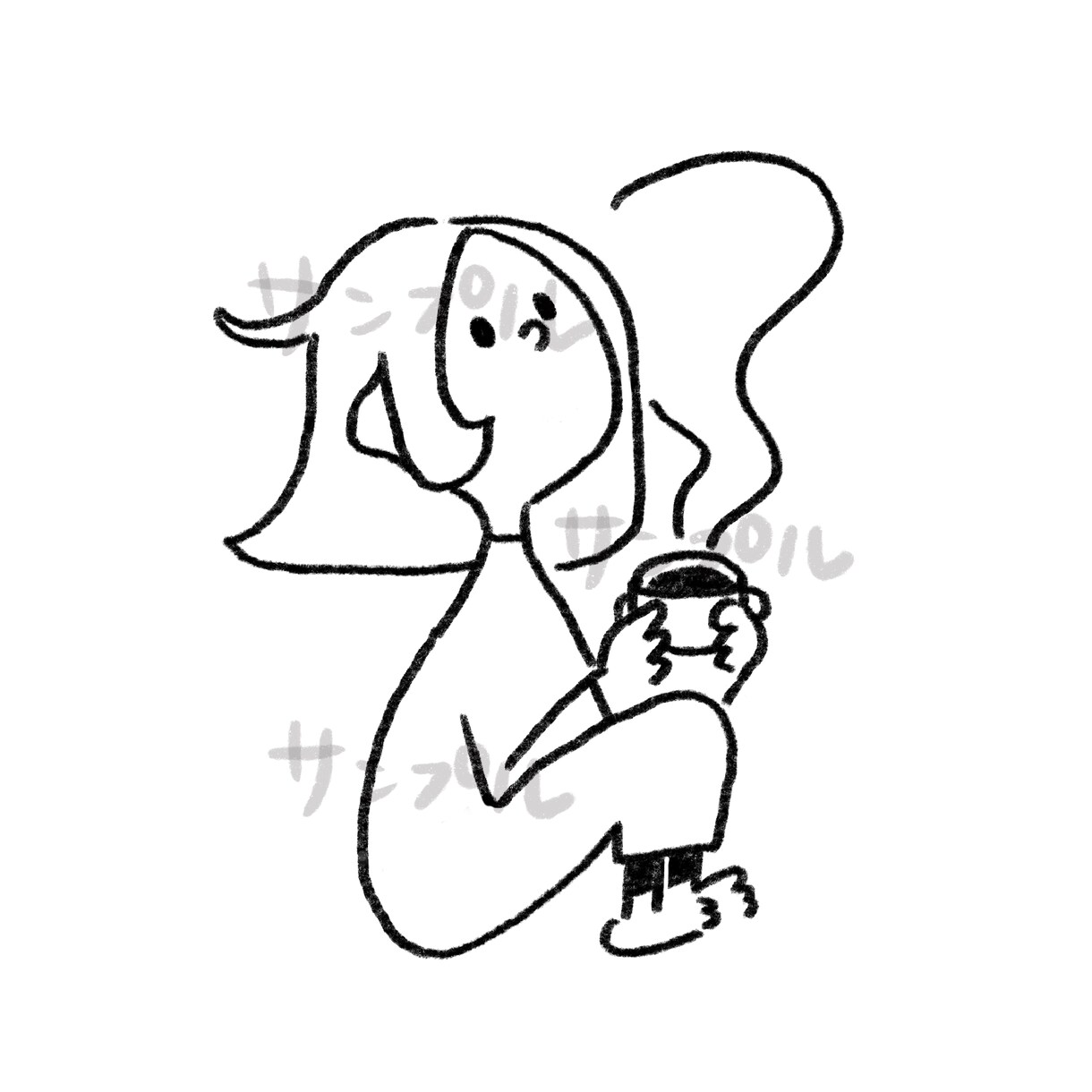 ゆるいアイコンイラスト描きます (線画、4色程度のゆる〜いイラスト) イメージ3