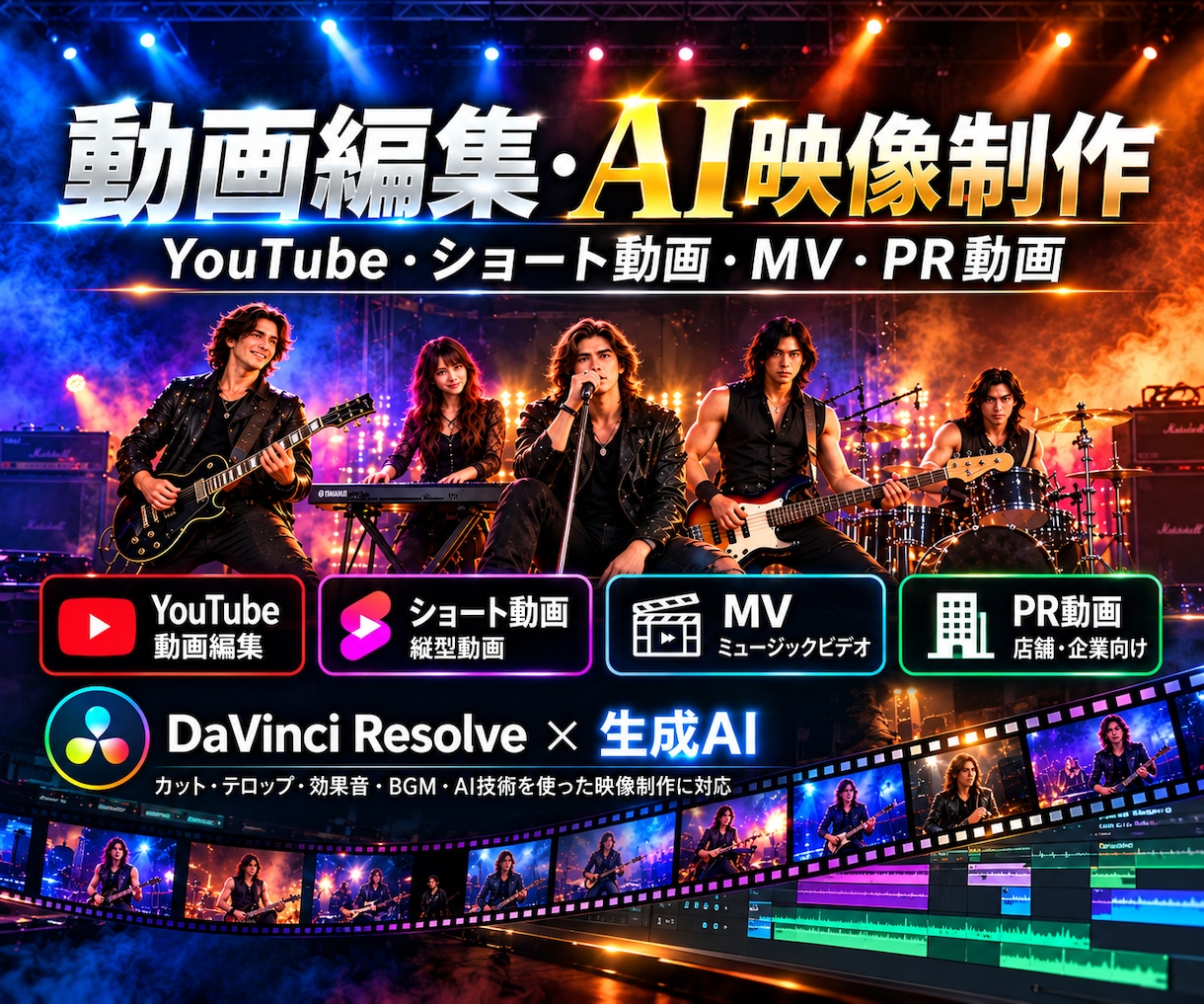 YouTube動画を丁寧に編集します 丁寧な編集で見やすく伝わるYouTube動画に仕上げます イメージ1