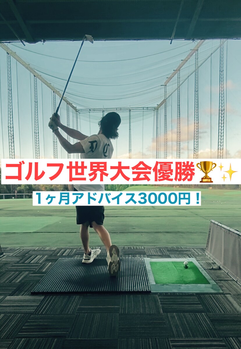 お客座の個性を活かしてスコアアップを目指します 世界大会優勝したプロゴルファーから個人に応じたアドバイスを！ イメージ1