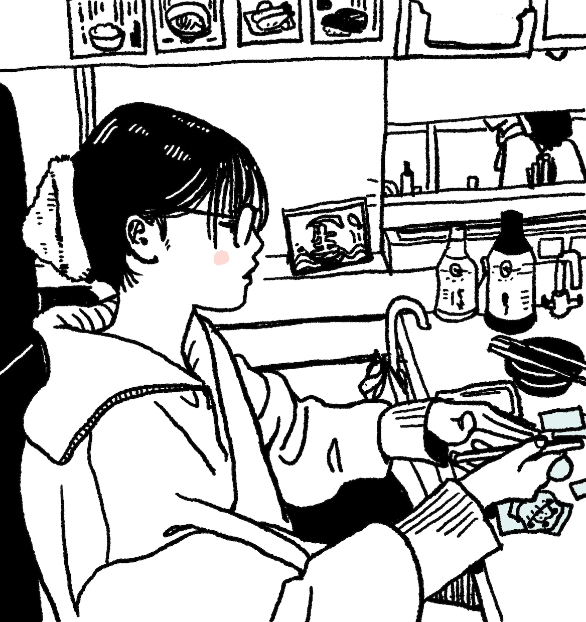 シンプルな線画イラスト（似顔絵）を描きます 思い出の瞬間を印象に残るイラストに✨ イメージ6