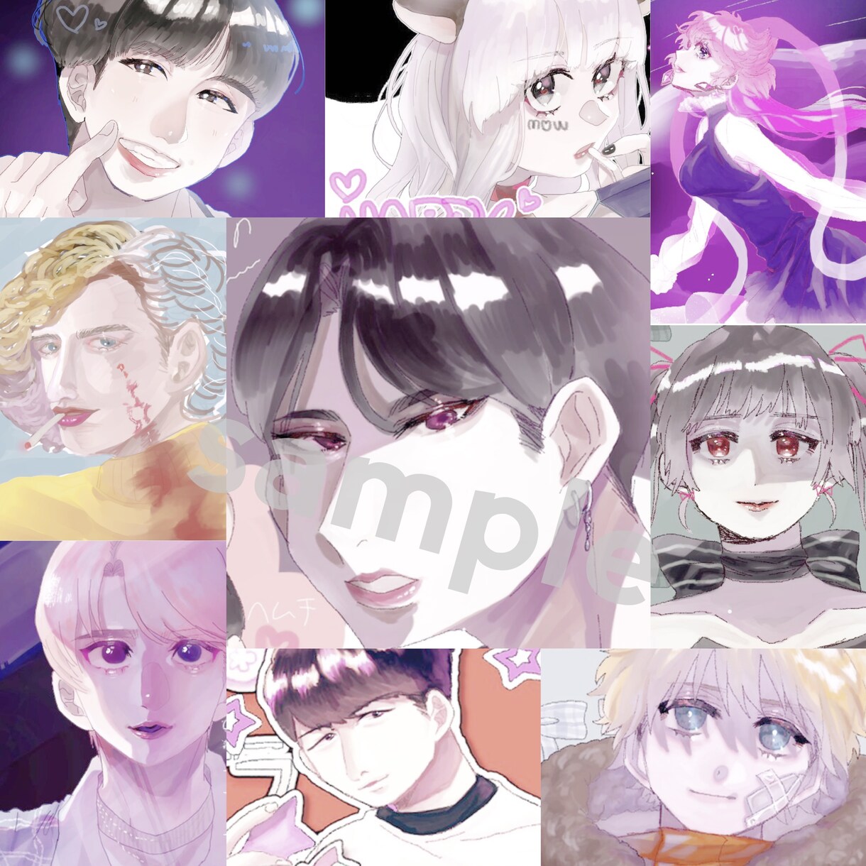 可愛くて美しい絵を提供致します 可愛いくて、綺麗な絵のアイコンやヘッダーなどはいかがですか？ イメージ2
