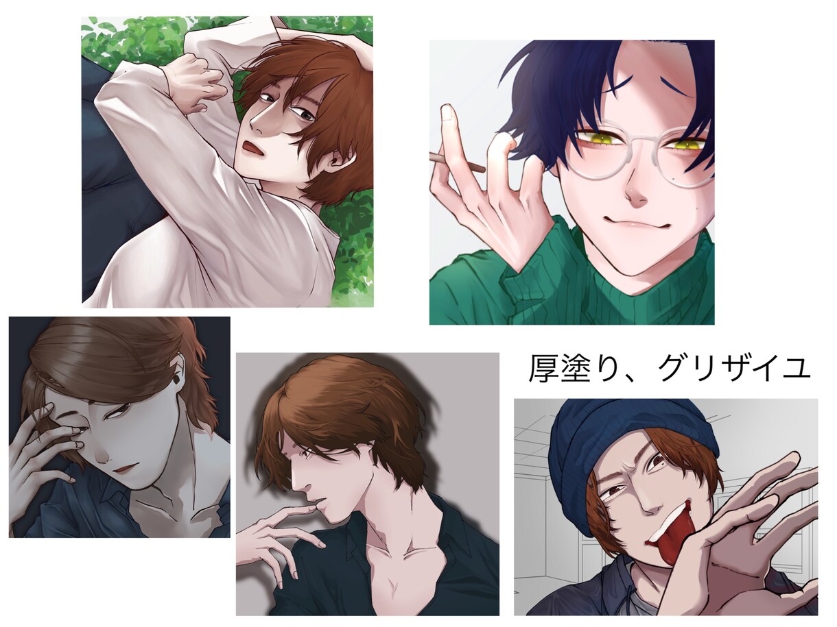 SNS・観賞用など！お好きなイラストお描きします SNSのヘッダーや，動画・サイト用のイラストなどお描きします イメージ3