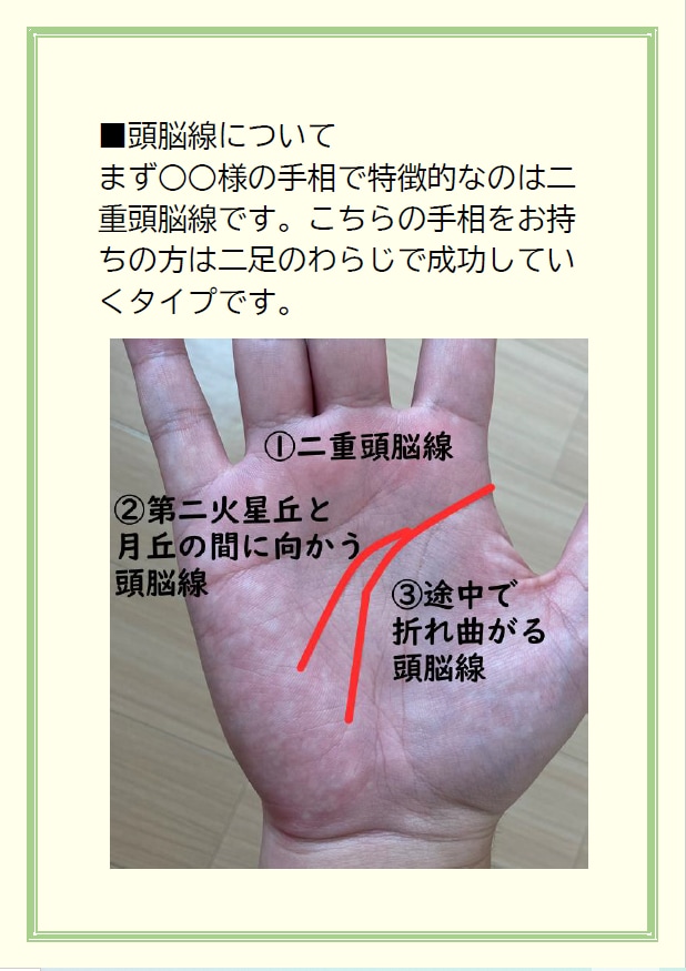 手相占い師ムロマチ、一ヶ月に四人限定で占います 写真付きで20p以上のオリジナル鑑定書作ります！初心者OK！ イメージ3