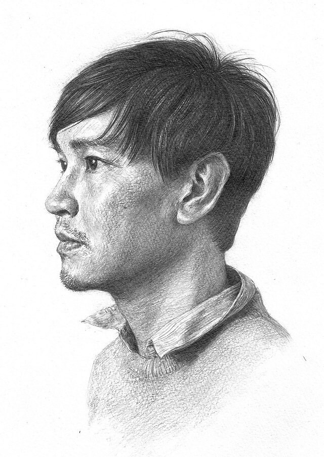 細密な鉛筆デッサン(人物画・ペット可)を制作します 現役イラストレーターが一点物の細密画を制作 イメージ10