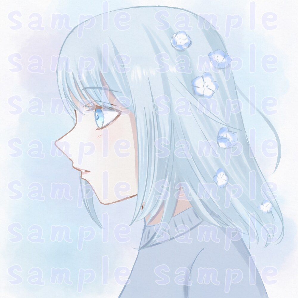 アイコンイラスト描きます 淡い色合いのイラスト描かせていただきます！ イメージ4