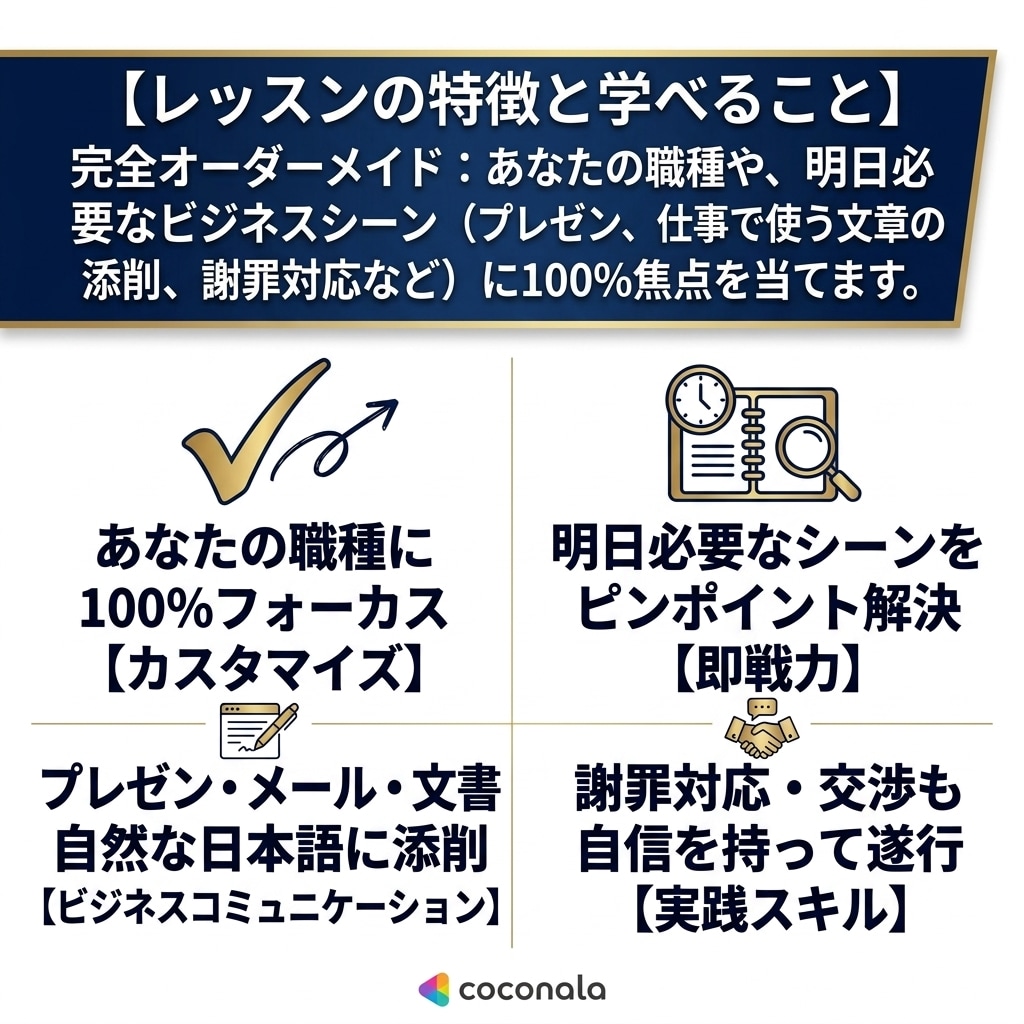 プロの日本語教師がビジネス日本語をレッスンします 元ビジネスマンのプロ日本語教師がビジネス日本語やマナーを指導 イメージ3