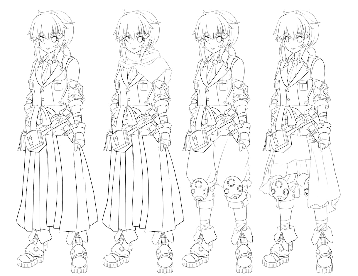 キャラクターデザインイラスト制作致します 様々なジャンルに対応して作成いたします イメージ5