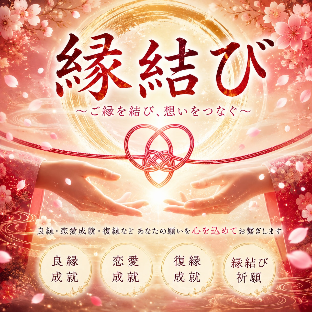 恋愛運を高める縁結びを行いますます ご縁を引き寄せるサポートします イメージ3