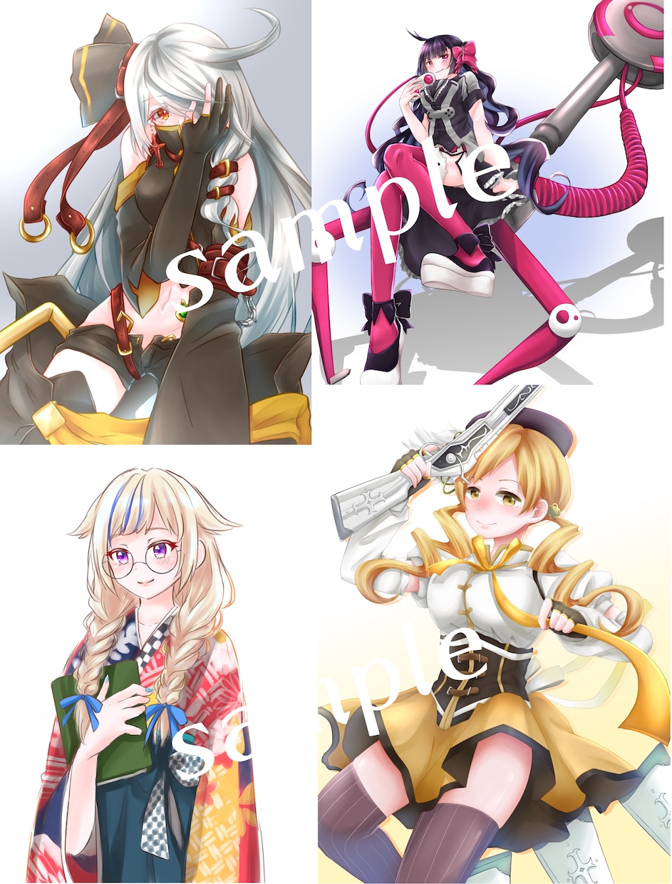 ヘッダー、サムネ、一枚絵、ゲーム立ち絵お描きします かっこいいイラストもかわいいイラストも様々な絵柄お描きします イメージ7