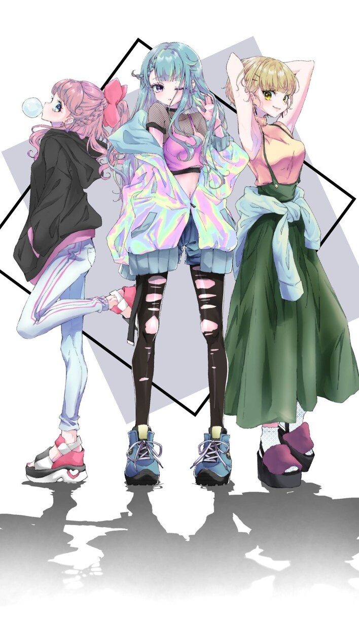 あなたのコテキャラちゃんの1枚絵かきます キラキラ可愛いキャラ描かせてください！！ イメージ2