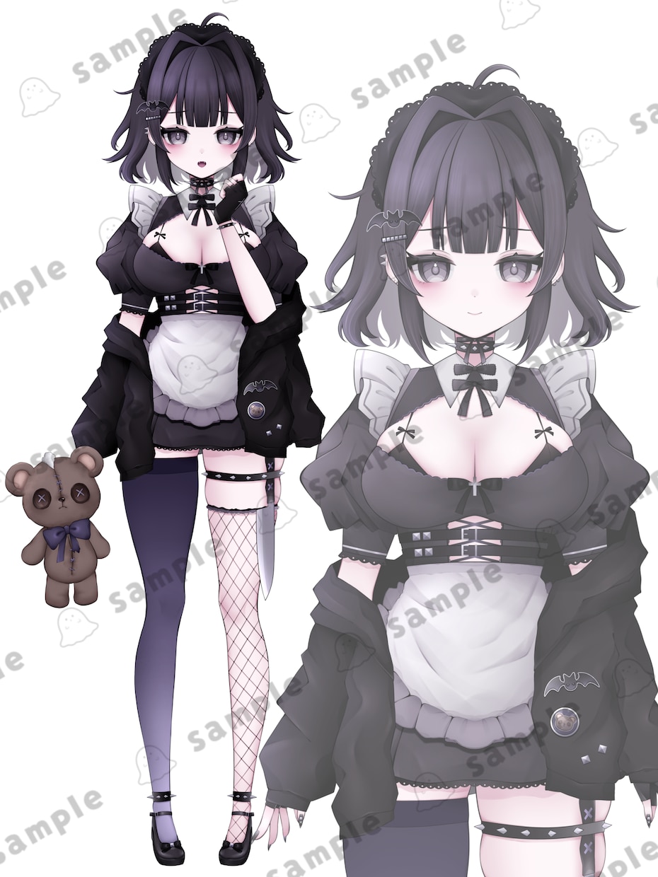 Vtuberの立ち絵・パーツ分けイラストを描きます 最短納期2週間！著作権譲渡あり イメージ1
