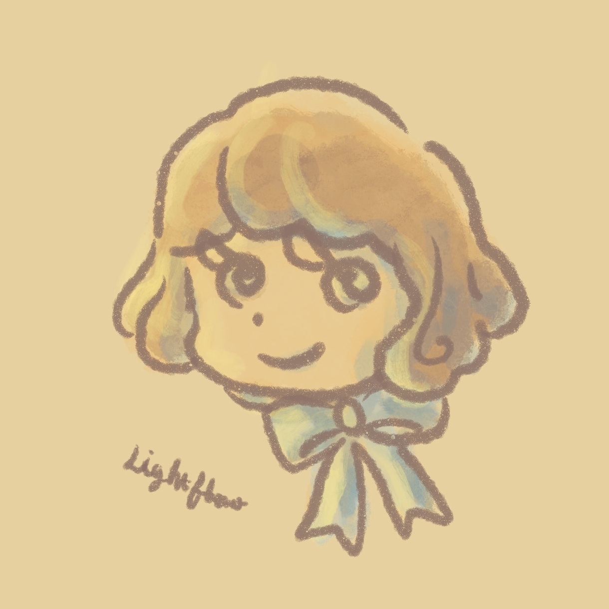 お花のようにやさしい雰囲気の女の子描きます 花や空の色を取り入れた色合いがこだわりです。 イメージ2