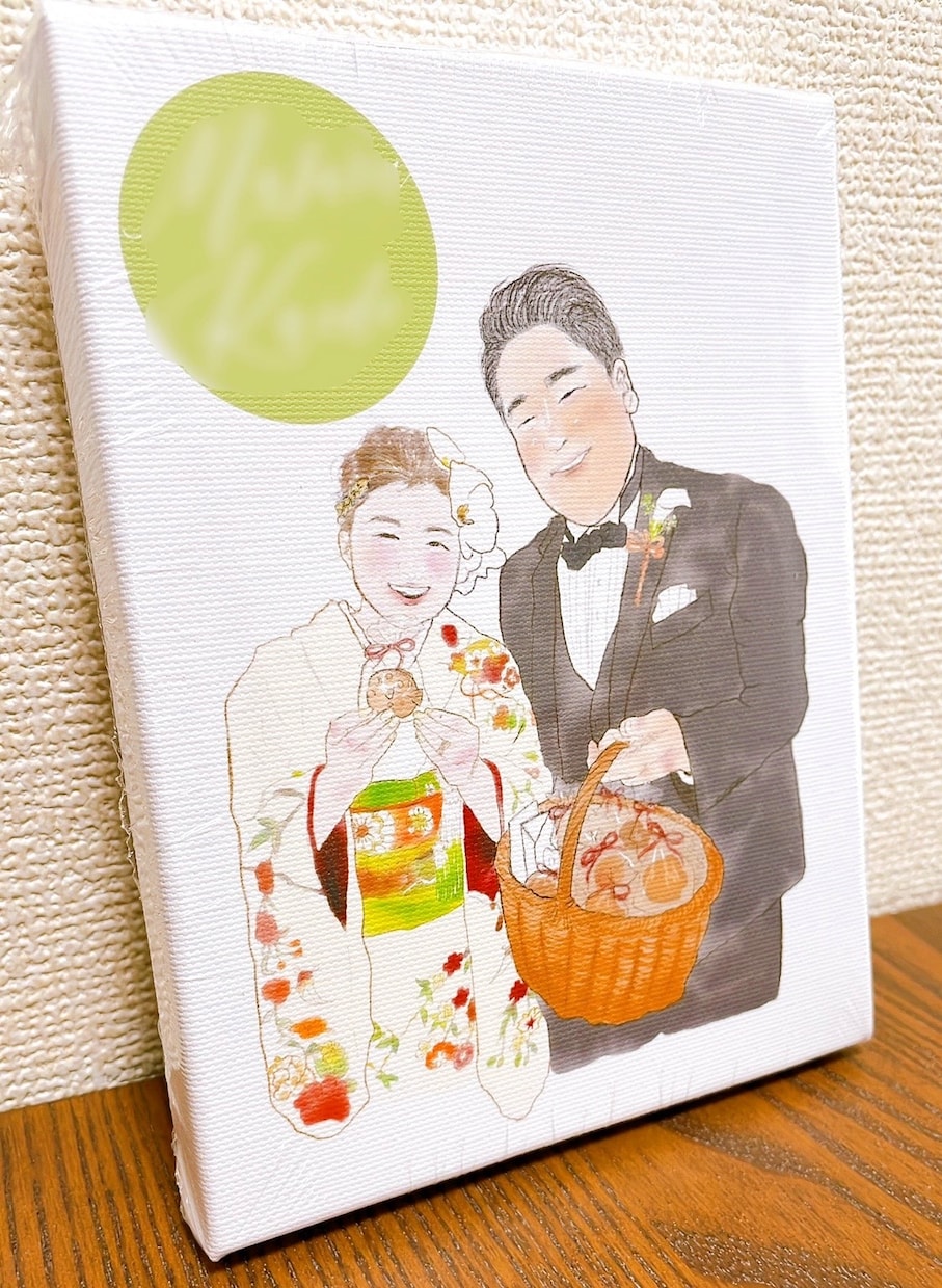 ふんわりあたたかな印象のイラスト作成します ウェルカムボードなど♡お二人の気持ちに寄り添いお作りします♡ イメージ4