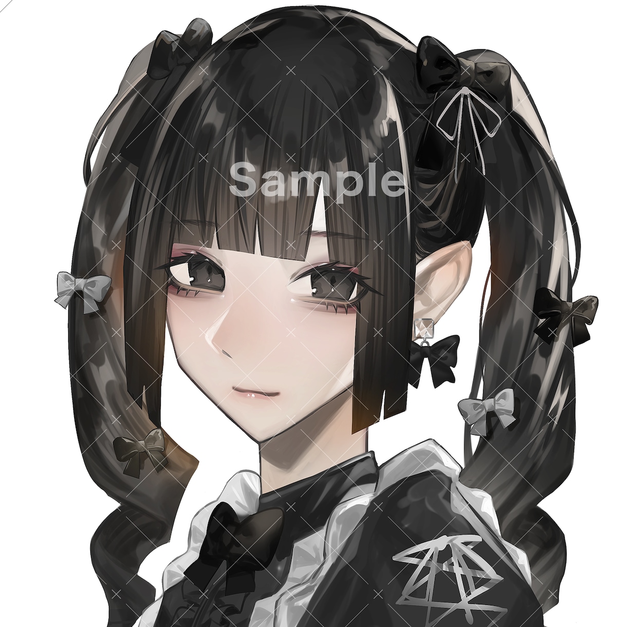 可愛い系アイコンイラストを作成します メルヘン、ゴシック、ゆめかわ、地雷系を好む方へ イメージ2