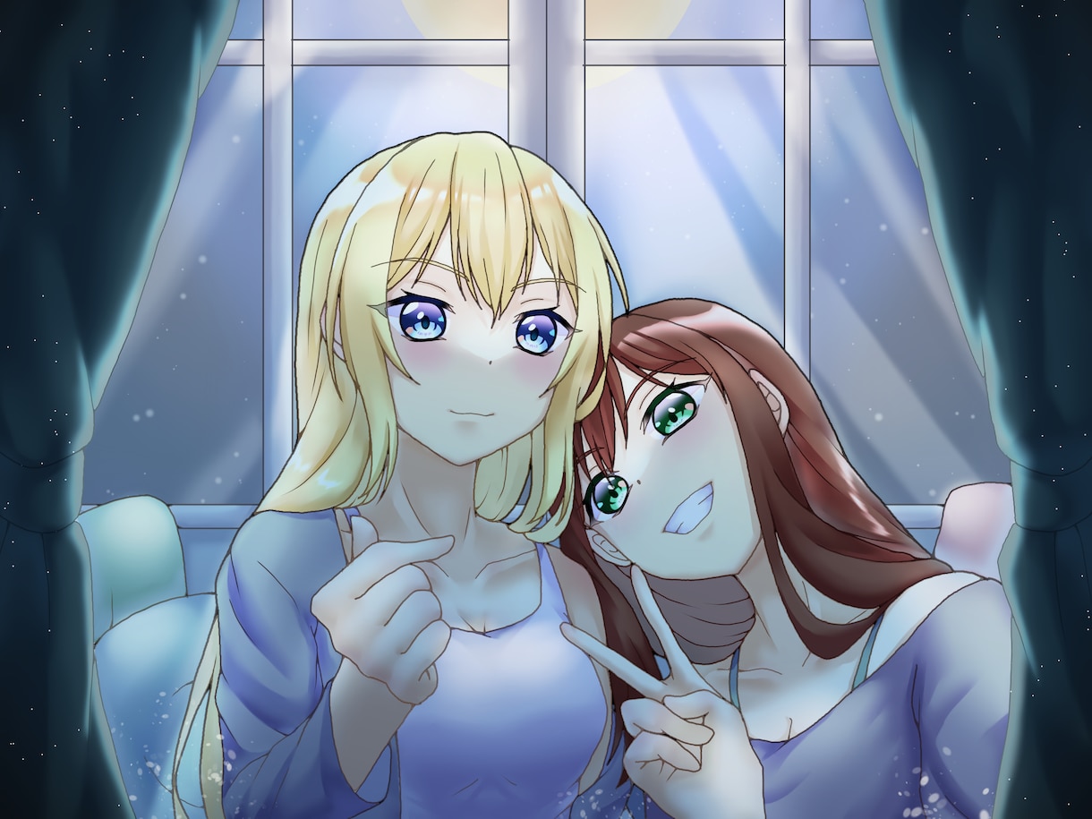 可愛い女の子イラスト描きます 趣味・鑑賞用や挿絵や表紙イラストを描きます イメージ2