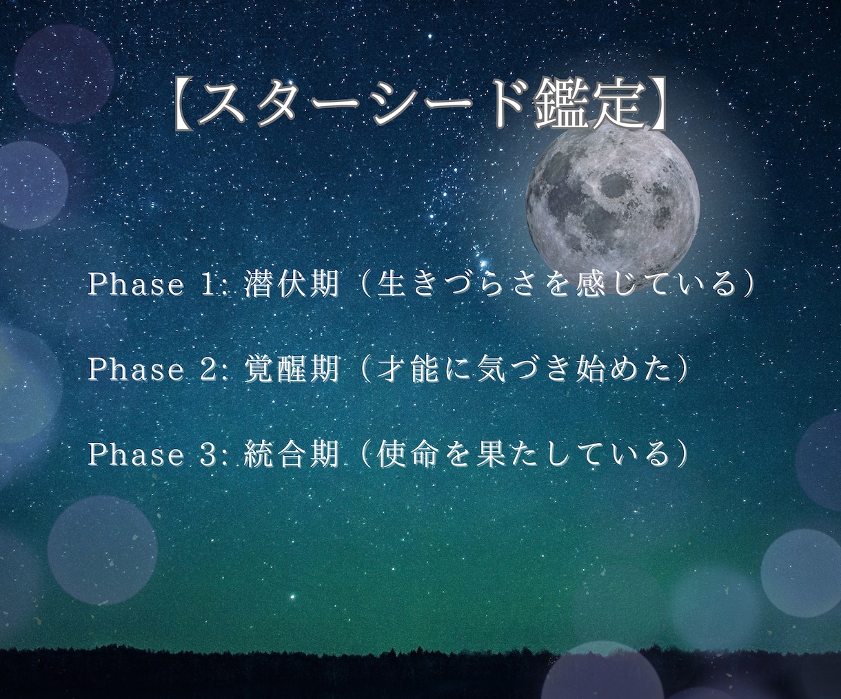 スピリチュアル鑑定◆スターシードの使命を解明します 全15章の分析◆前世のルーツや地球へ来た理由など解読 イメージ3