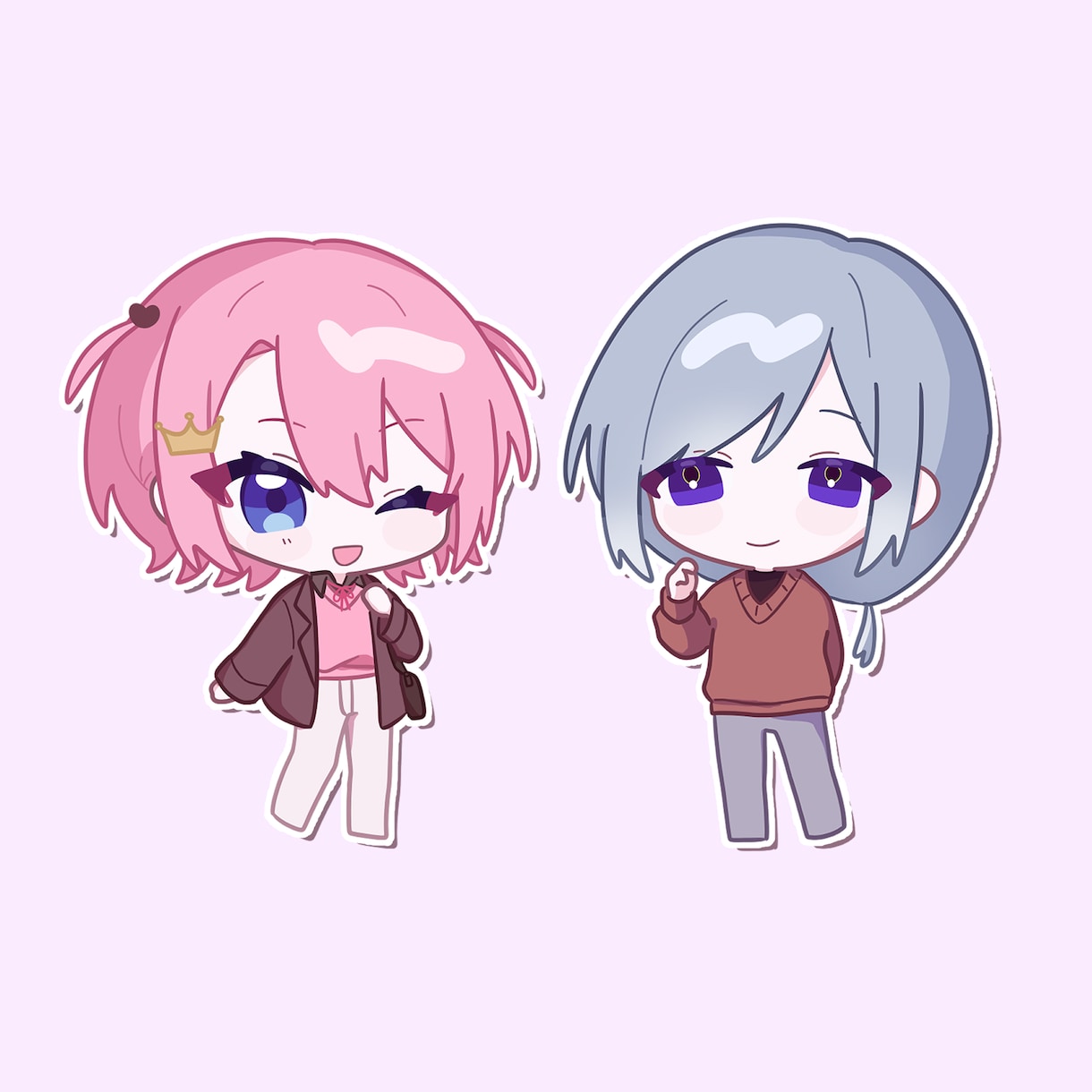 かわいいミニキャライラスト描きます 1.5~2等身ほどの可愛らしいSDイラストを描きます！ イメージ3