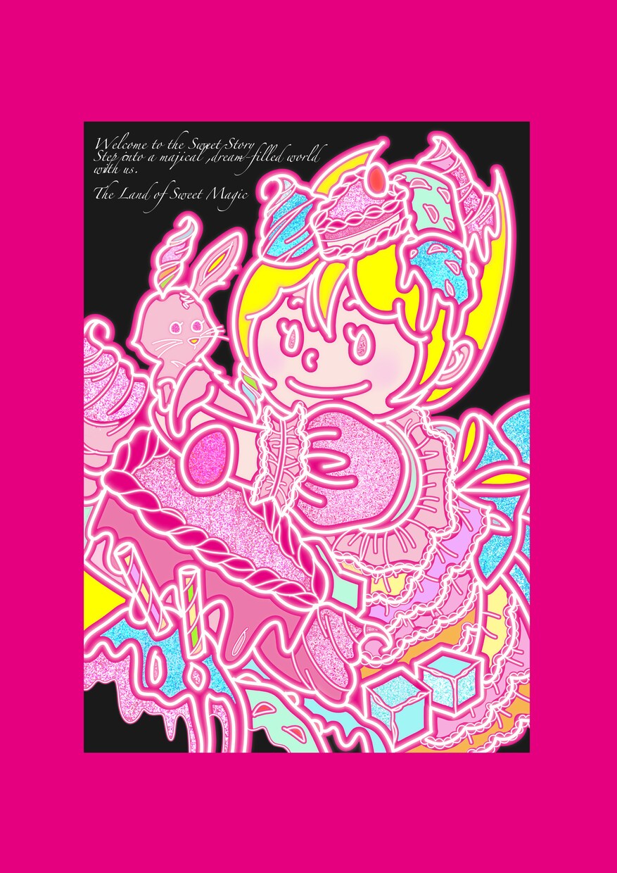現役ドレスデザイナーがポップなイラストお描きします ⭐︎カラフルで可愛い世界にひとつのイラストをあなたに⭐︎ イメージ1