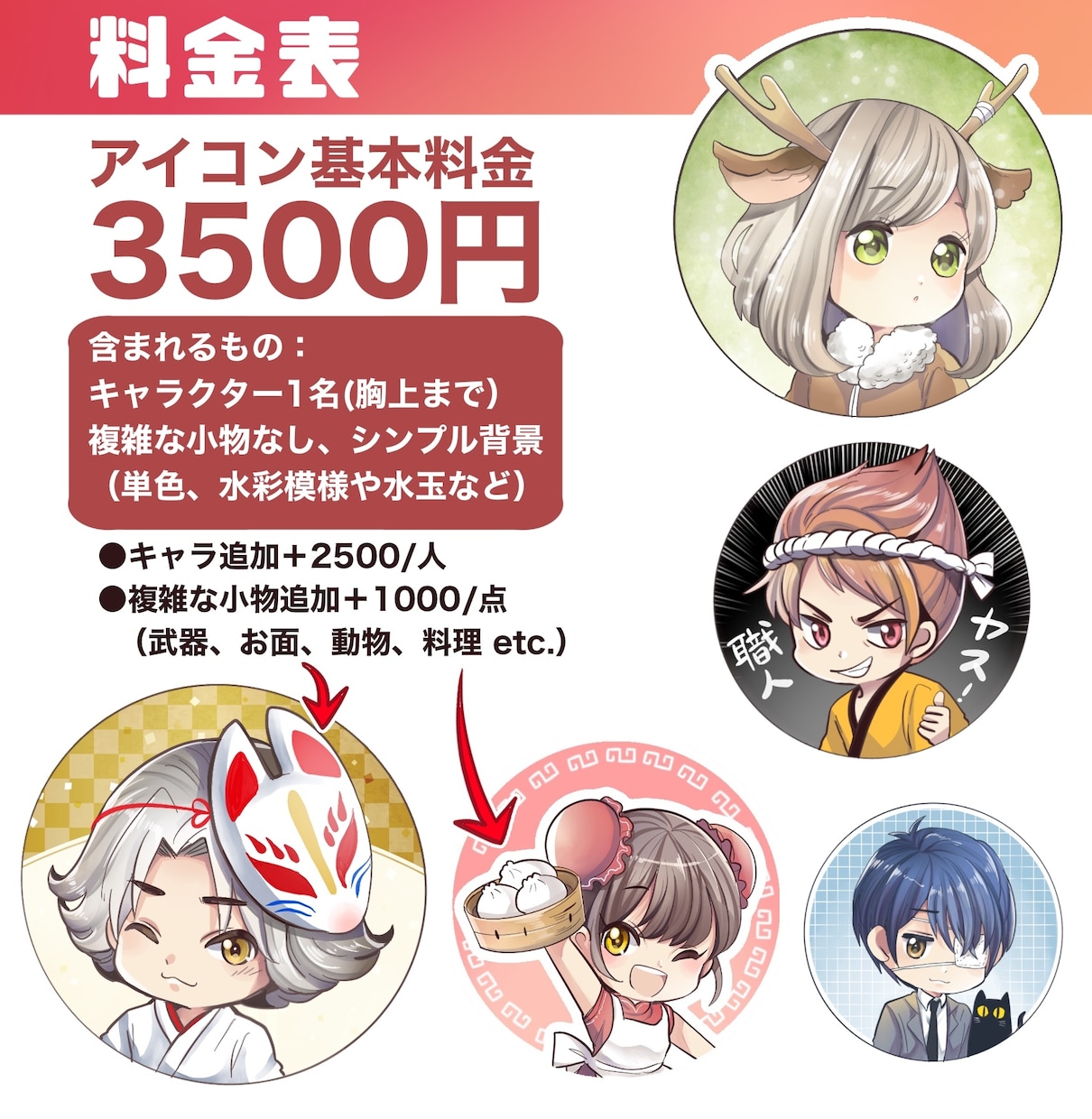 最短3日！かわいいデフォルメミニキャラを描きます 商用利用可！BL/夢絵/カプ絵OK!アイコンや立ち絵にぜひ！ イメージ3